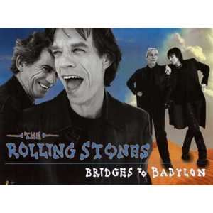  Rolling Stones Bridges to Babylon promo 18x24 Poster