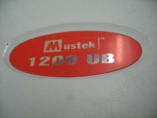 Mustek MRS 1200 1200 UB USB Flat Bed Scanner USB Powered  