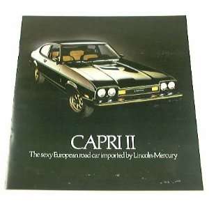  1977 77 Mercury CAPRI II BROCHURE Ghia S Decor Group 