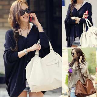   BATWING SLEEVES CARDIGAN KNIT COAT (2 SIDES WEARABLE) 1509  