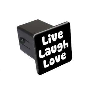 Live Laugh Love   2 Tow Trailer Hitch Cover Plug Insert Truck Pickup 