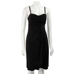 Scarlett Nite Womens Black Embellished Knit Dress  Overstock