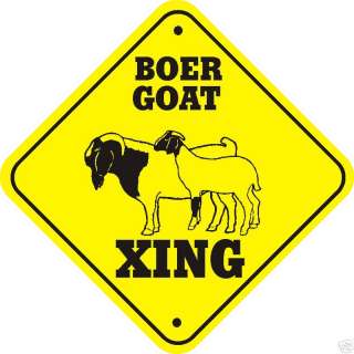 Boer Goat Xing Signs More Barnyard Crossings Available  