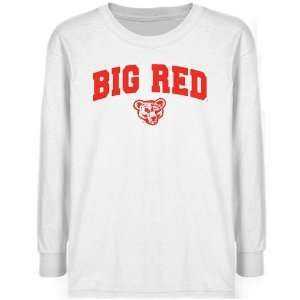    Cornell Big Red Youth White Logo Arch T shirt : Sports & Outdoors
