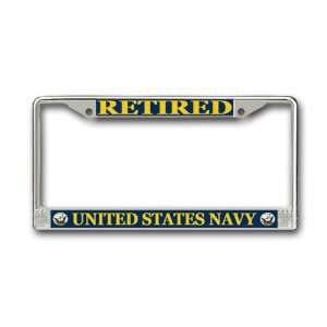  US Navy Retired License Plate Frame 