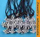   Simulation bone carving classic Tribal cross pendant Necklace WH110