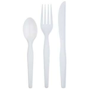  Dixie CH26C7 Heavy Weight Polystyrene Fork, Knife, and 