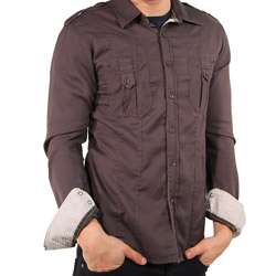 191 Unlimited Mens Brown Shirt  Overstock