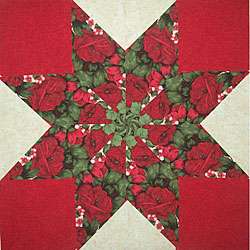 Tapestry Rose Fabric Kit 12 Quilt Blocks  