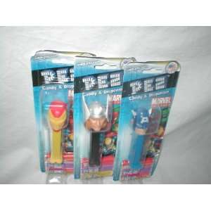 One Pez Marvel Universe Character Candy Dispenser with 3 Candy Packs