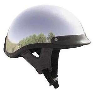  Skid Lid Traditional Solid Low Profile Motorcycle Half Helmet 