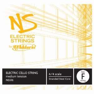 DAddario NS Electric Cello Single Low F String, 4/4 Scale 