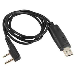  Gino Black USB Programming Cable for Kenwood TK2107 TK2207 