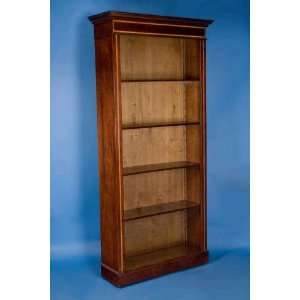  Mahogany Open Bookcase: Furniture & Decor