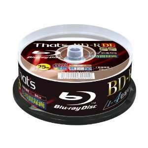  25 Taiyo Yuden Bluray Discs 4x Speed 50 Gb Bd r Dl Original No Logo 