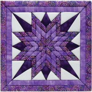    Quilt Magic 12 Inch by 12 Inch Starburst Kit Arts, Crafts & Sewing