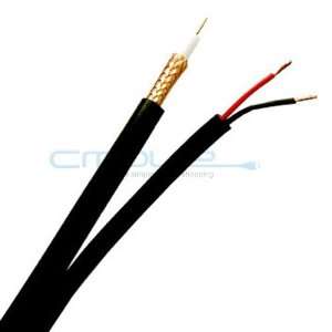   RG59 + 2DC Black 1000 feet 95%Pull Box Cable 1000ft: Electronics