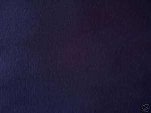 Warm fleece fabric by the yard: Solid navy blue soft  