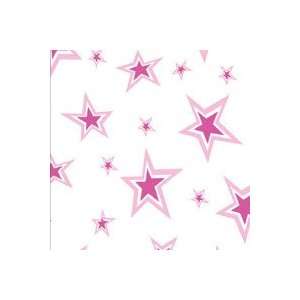   Pink Double Stars Self Sealing Cellophane Bags 9 x 12: Everything Else