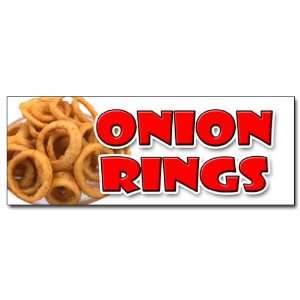 ONION RINGS DECAL sticker deep fried vidalia sweet crispy ring french 