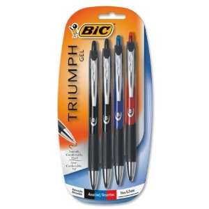 BIC Triumph 537RT Gel Pen,Pen Point Size 0.7mm   Ink Color Assorted 
