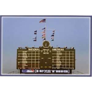  Wrigley Field Scoreboard Post Card