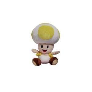 New Super Mario Bros. Wii 6 Inch Plush Yellow Toad : Toys & Games 