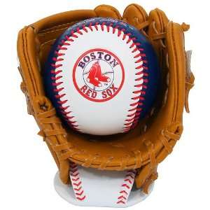  K2 Boston Red Sox Baseball and Glove Set With Stand 