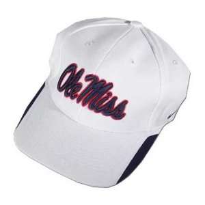  Nike Ole Miss Rebels White Coaches Hat