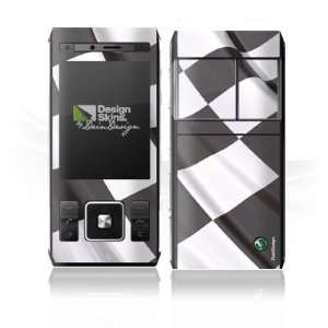   Skins for Sony Ericsson C905i   Race Flag Design Folie Electronics