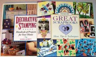 Scrapbooking Books for Ideas, Tips & Technigues and Decorative 