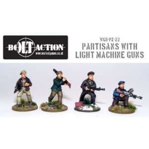    Bolt Action 28mm Partisans w/ Light Machine Guns: Toys & Games