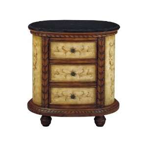   Topped Oval Storage Accent Table By Stein World 65344: Home & Kitchen