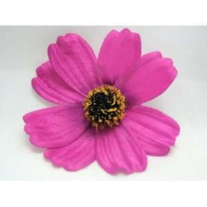 Fushia Pink Cosmo Hair Flower Clip Beauty