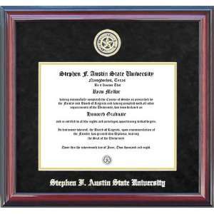  Stephen F. Austin Diploma Frame with Black Suede Mat 