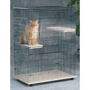 MidWest Cat Cage w/ Wood Base 