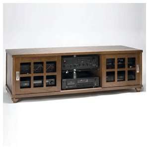  Leslie Dame 60 inch Wood Flat Panel TV Cabinet (Walnut 