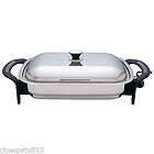   Heat™ 16 Rectangular T304 Stainless Steel Electric Skillet $264.95