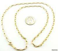 CABLE CHAIN 20 Necklace Link Womens 3.3g   14k Solid Yellow Gold 