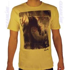  Quiksilver Monster Pit T Shirt (medium, light yellow) [Apparel 