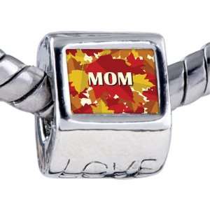   Gifts Mom Autumn Leaves Beads Fits Pandora Bracelet Pugster Jewelry
