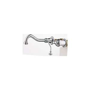 Belle Foret N310 06CP Single Handle Wall Mount Lavatory Faucet Chrome 