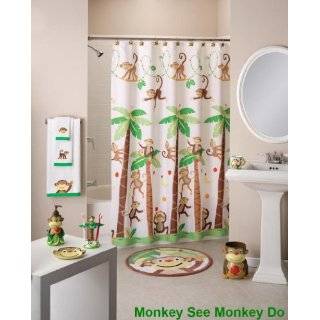 Monkey See Monkey Do Shower Curtain Monkey See Monkey Do