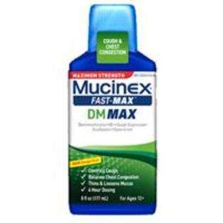 Mucinex Expectorant Mucinex fast max DM Max maximum strength liquid 