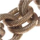   Heavy Textured Double Round Link Cable Chain 11mm Bulk By The Foot