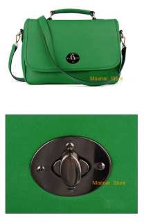 2012 Colorful Casual Messenger PU Leather Women Handbag Shoulder bag 