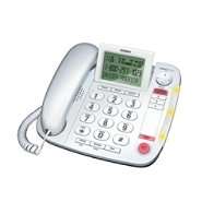 Uniden Big Button Desktop Corded Phone with Amplified Audio   White at 