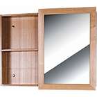 Overstock Glamour Wood Light Maple Vanity Mirror