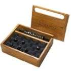 case includes chess backgammon and checkers wood dice cups 10 1 2 