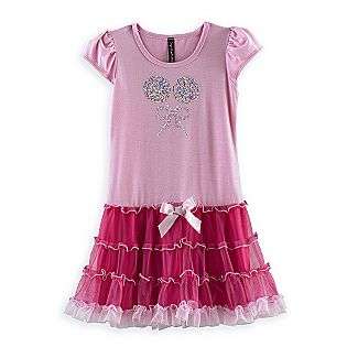 Girls 4 6x Short Sleeve Candy Tutu Dress  Lily Bleu Clothing Girls 